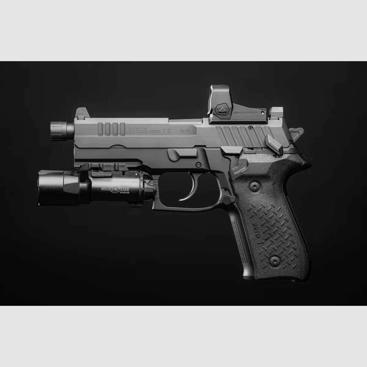 Swampfox Liberty II 1x24 RMR Reflexvisier - 4-in-1 Multi-Reticle, rot
