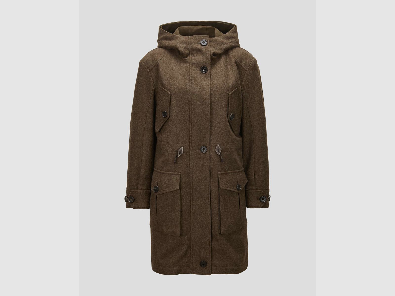 Habsburg Parka Klarissa in Moosgrün, Bild 2 von 6