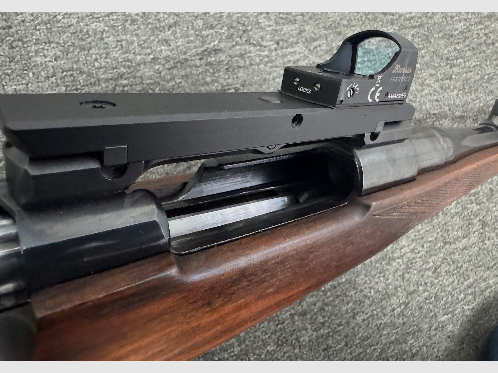 98 system 7x64 + Burris Fastfire2 na Dentler