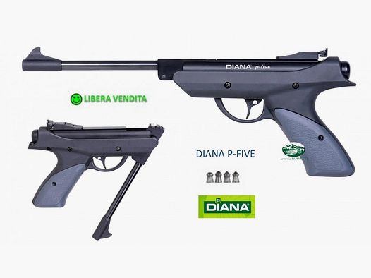 DIANA Pistola P-FIVE aria compressa cal.4,5mm