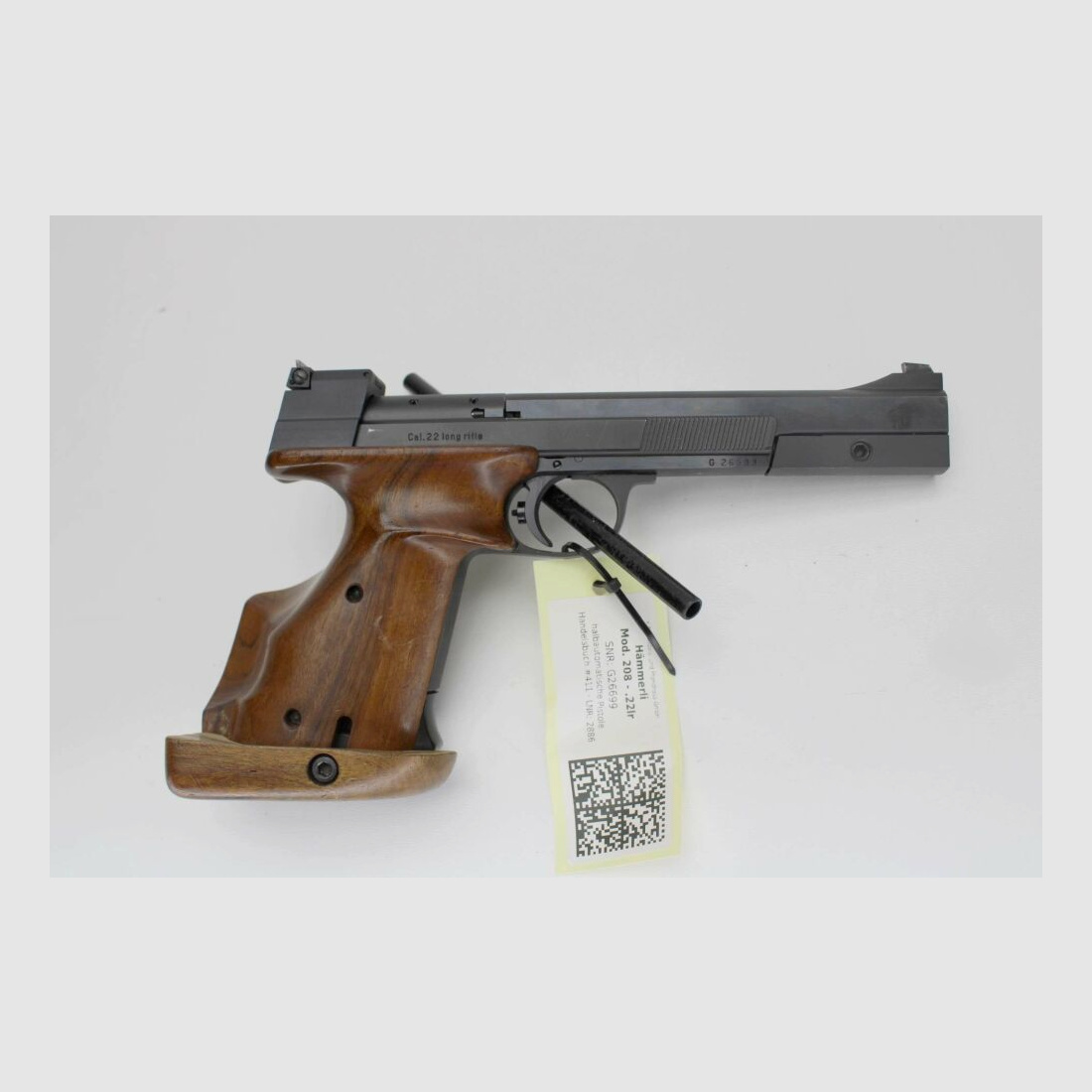 Pistole Hämmerli Mod. 208 .22lr