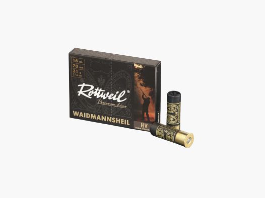 Rottweil Waidmannsheil 16/70 HV 3,0mm 10 Schuss