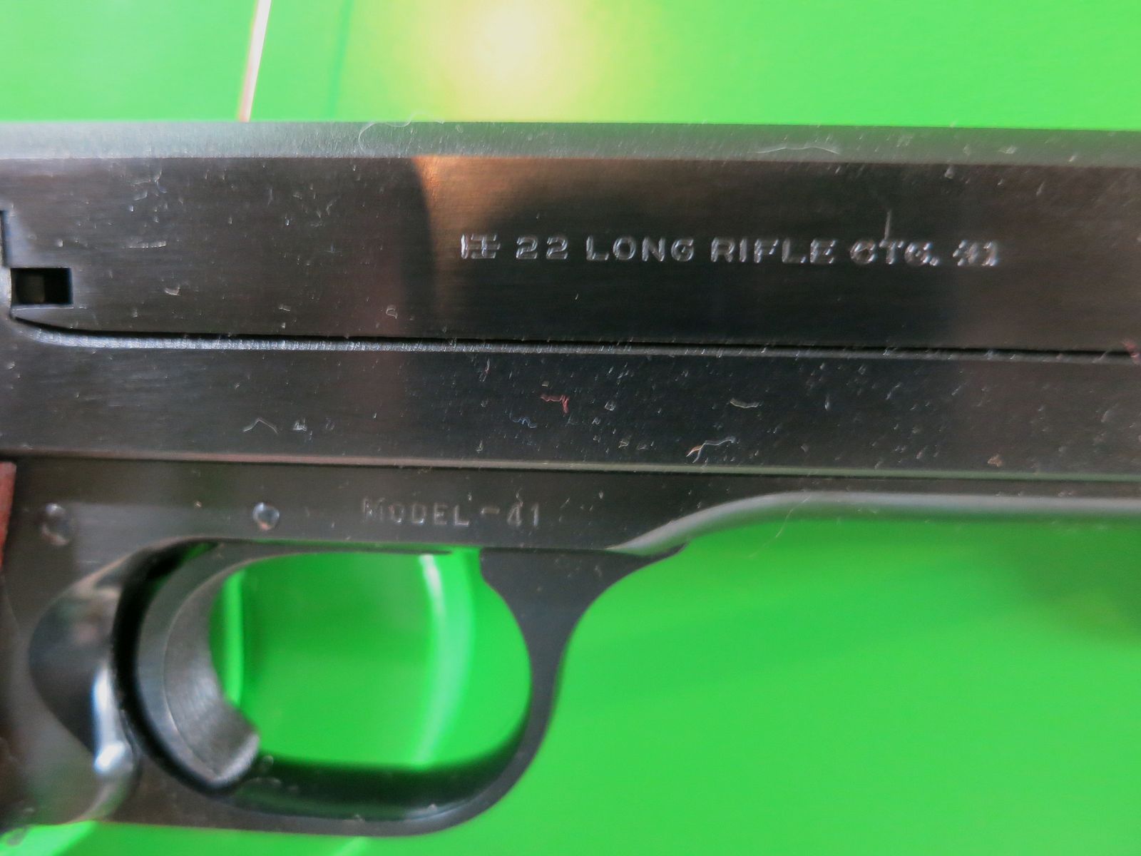 Smith & Wesson Modelo 41, .22lr, pistola de deporte, Nill-Griff       #1