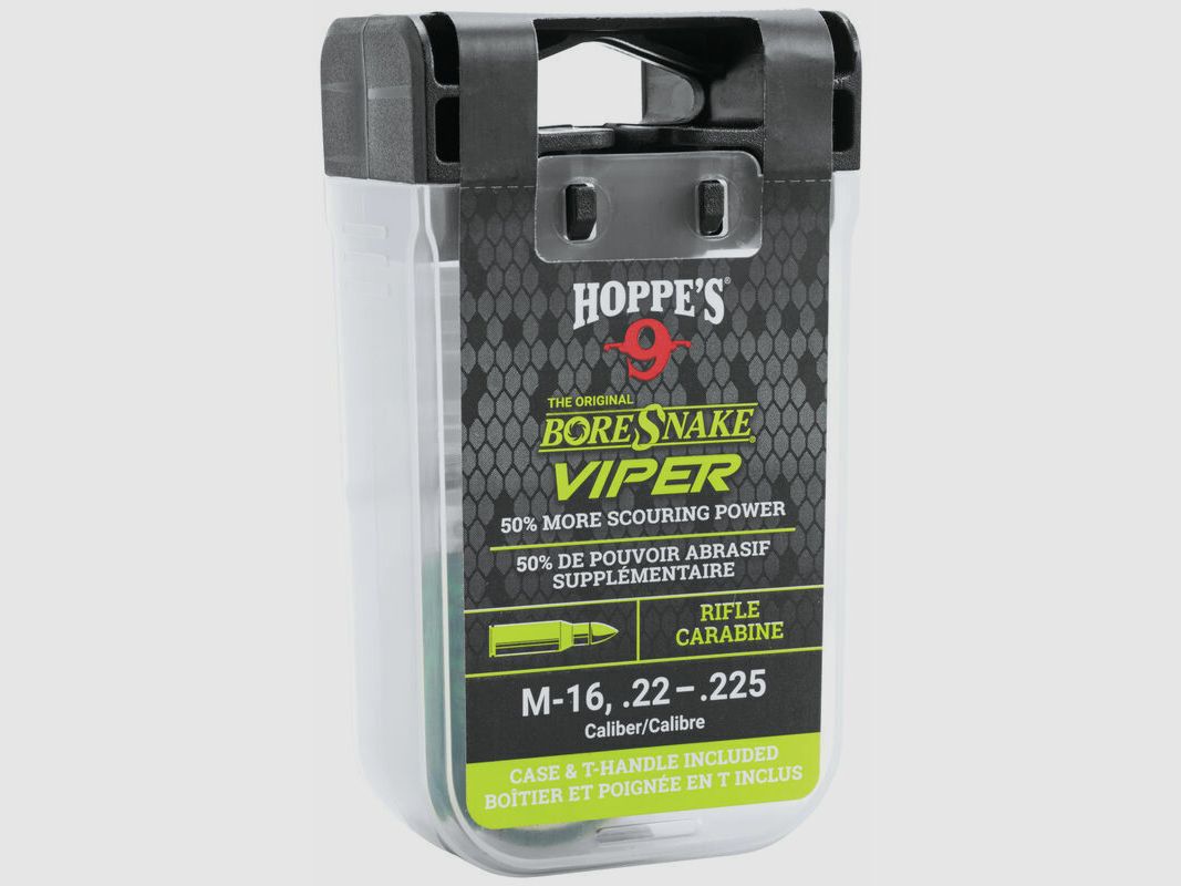 Cuerda de limpieza Hoppe BoreSnake Hoppe's Viper para rifles de calibre
