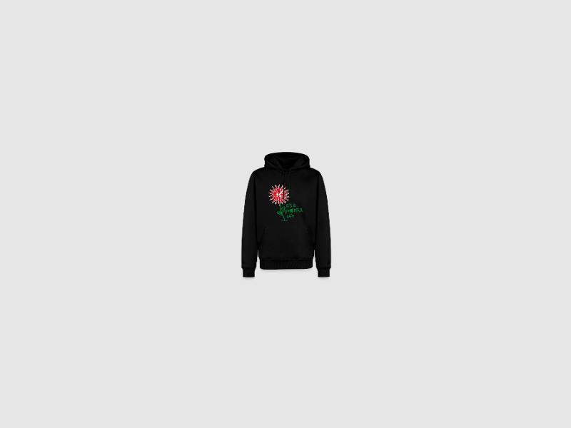 pewtiful life - Männer Premium Hoodie Anthrazit