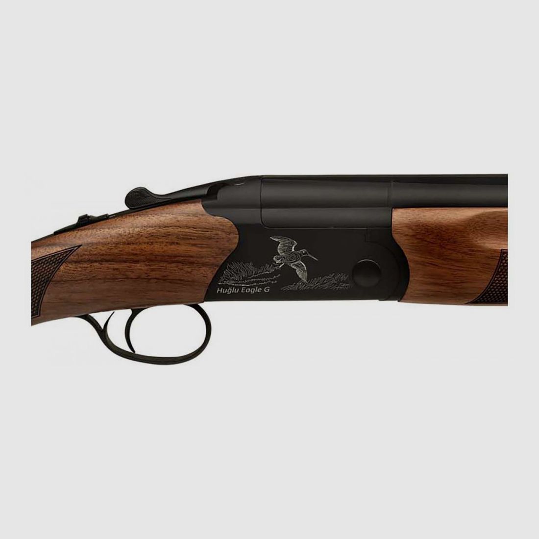HUGLU ÜBER-UNTERFLINTE EAGLE BECASSIER RIEGEL LAUF 61CM C12/76 NEU (HUEAGLEBEC1261), Bild 5 von 5