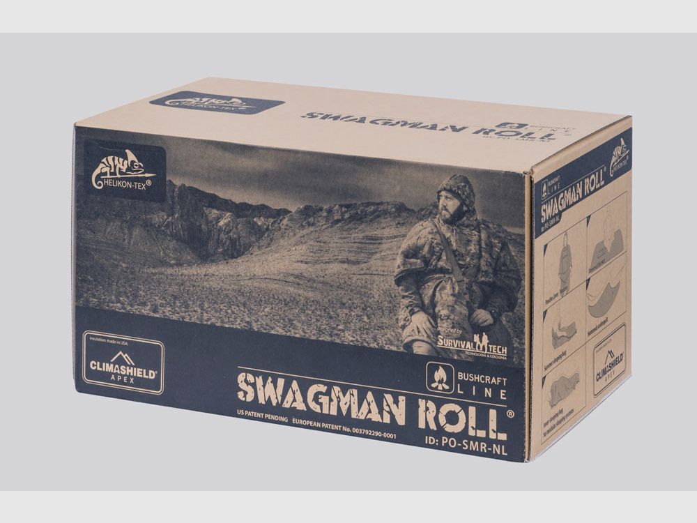HELIKON-TEX SWAGMAN ROLL PONCHO CLIMASHIELD APEX AQUA BLUE
