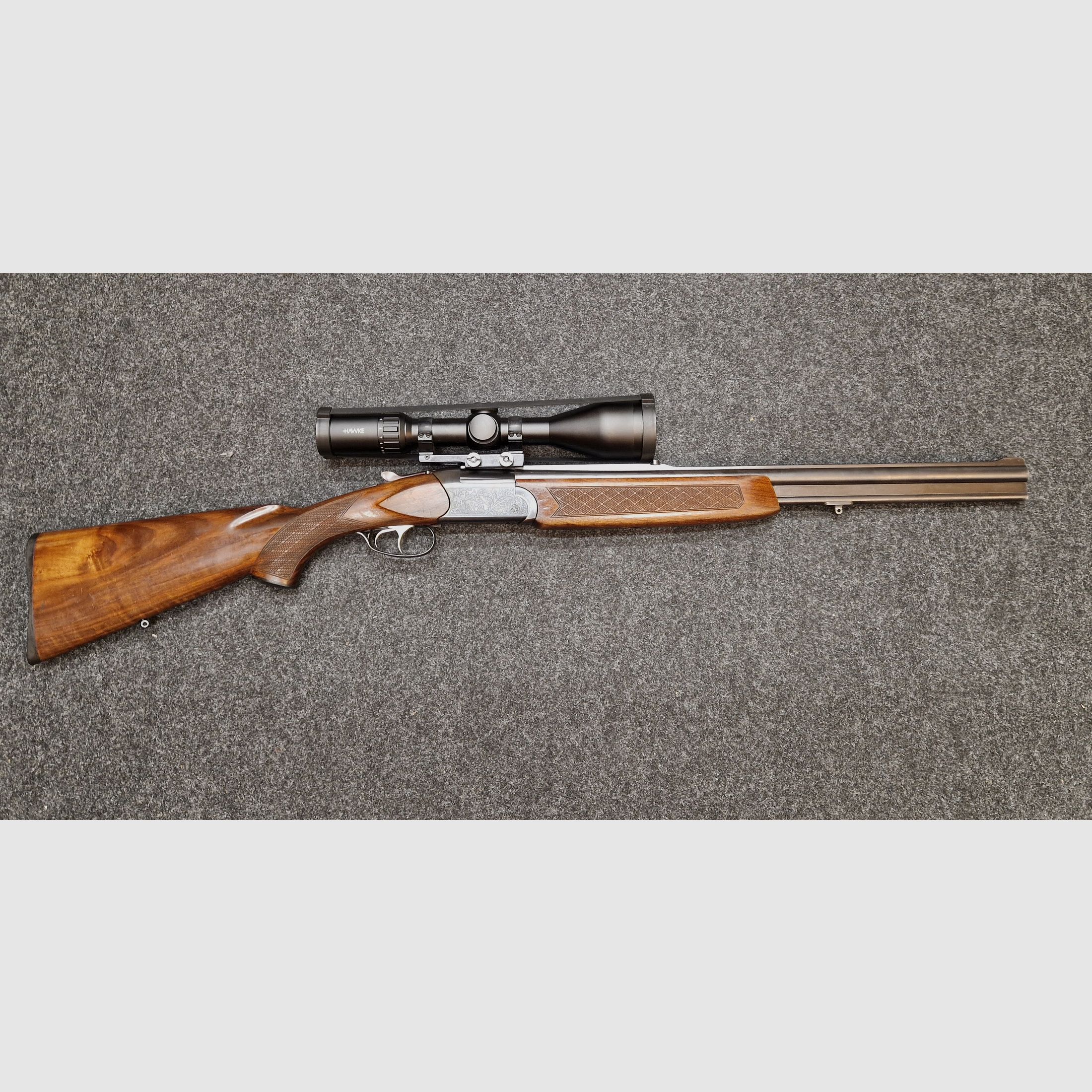 Bockbüchsflinte Brünner CZ 500 7x65R 12/70 Mod.502.3 (también conocida como ZH 500 o ZKW 500)