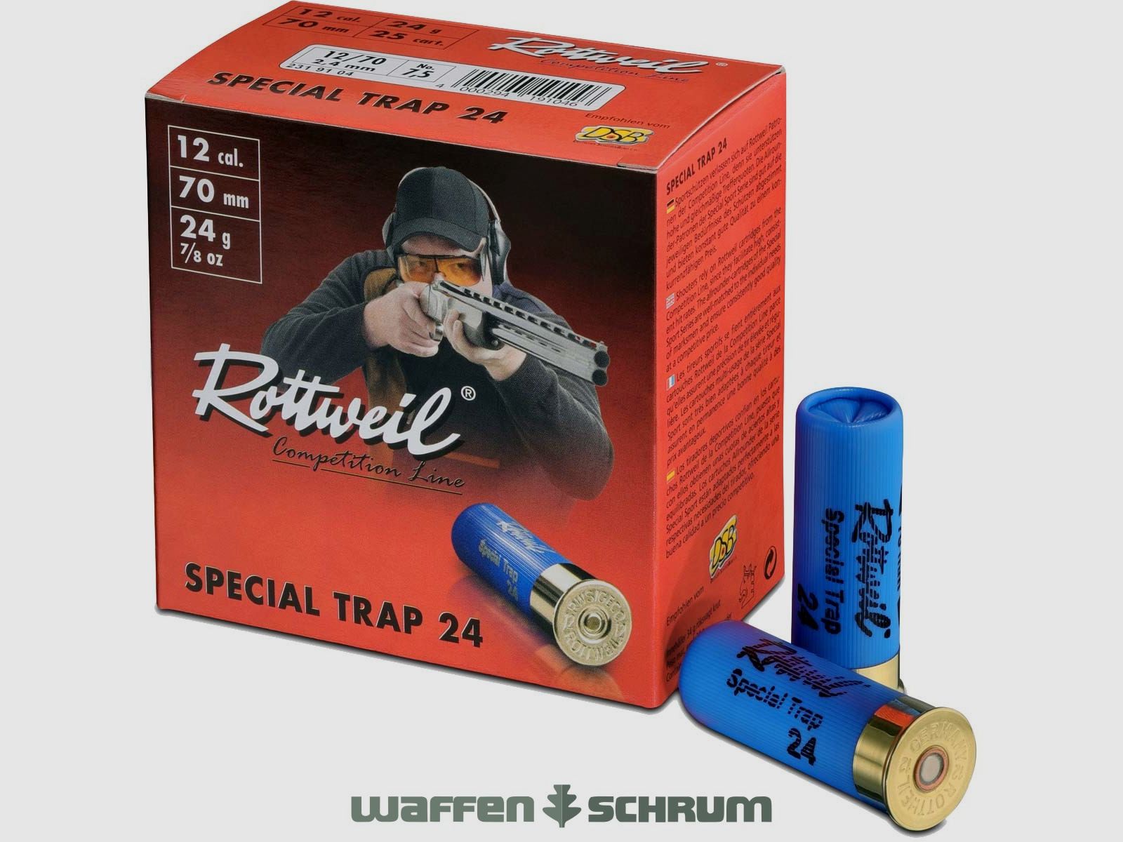 Rottweil 12/70 Special Trap 24 2,4mm - 24g