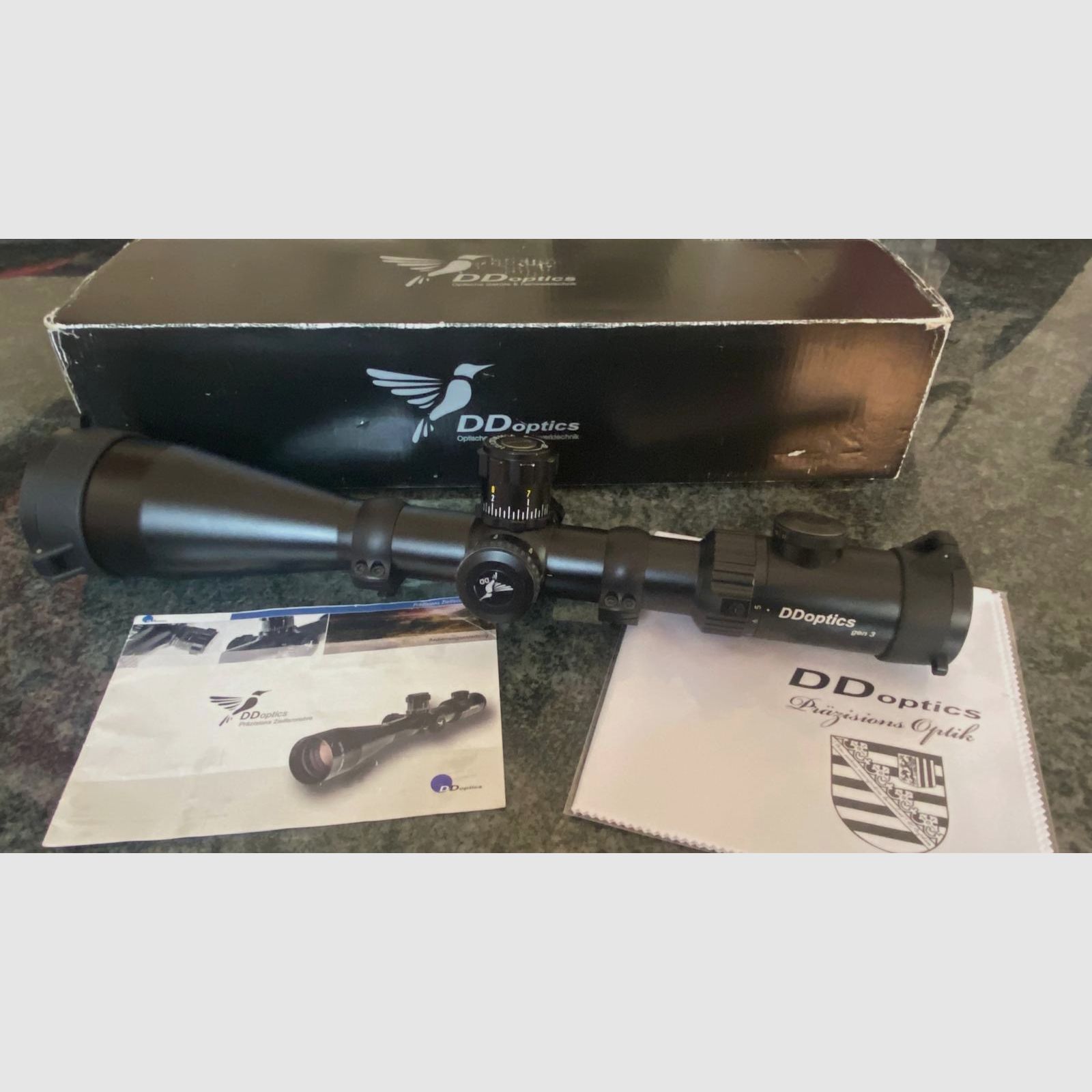 DD optics Nachtfalke Gen. 3 5-30/50 mit Flipcaps in Originalverpackung