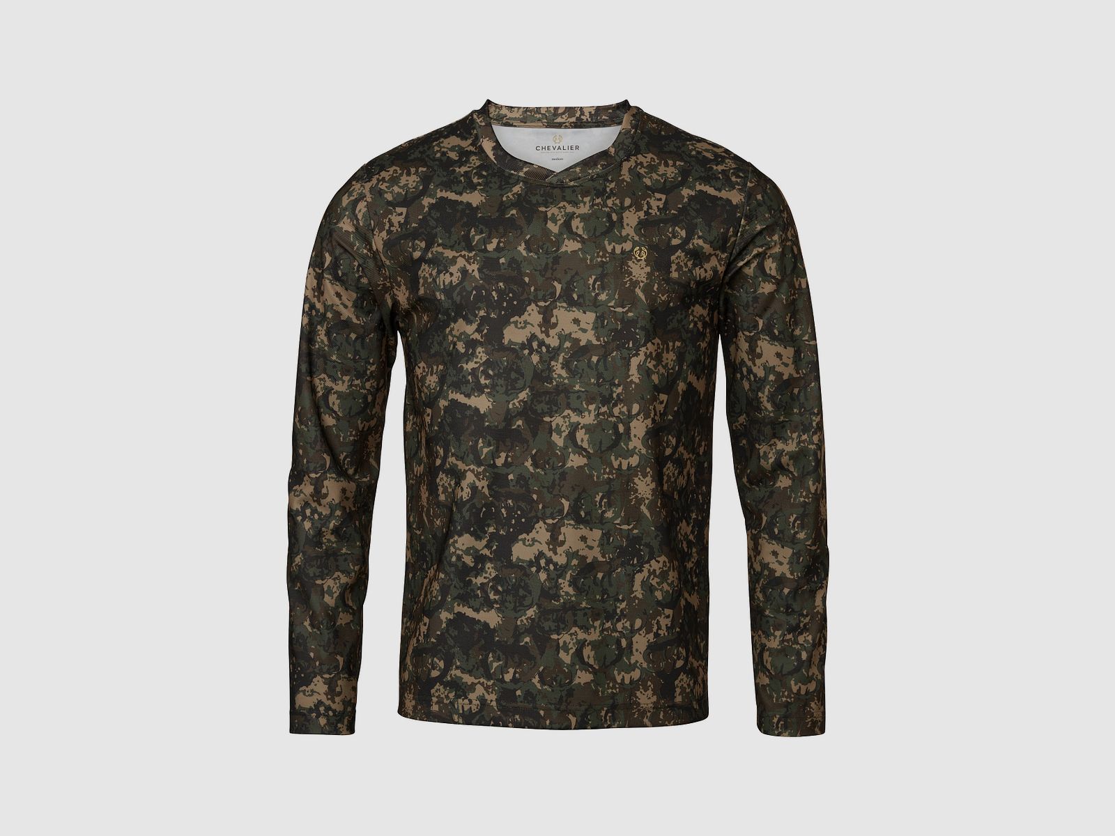Chevalier Stalker Technical Longsleeve T-shirt Men Antler Camouflage L