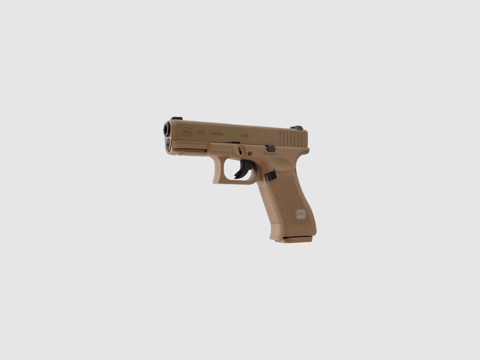 Glock 19X - Metal Slide, GBB 6mm BB - Coyote - VfC