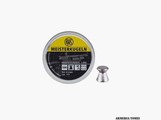 RWS – MEISTERKUGELN PROFESSIONAL LINE 4,5MM 0,53G/8.2GR (250 PZ)