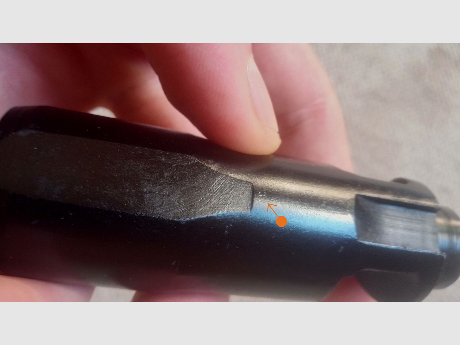 AK-100 24x1,5 Gewinde Flash Hider von Izhmash mit Produktionsnummer (Kompensator / Mündungsbremse / Mündungsfeuerdämpfer)