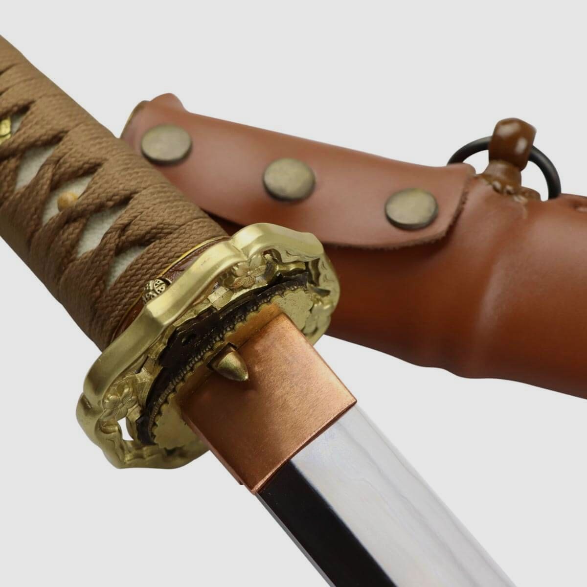 Gunto handcrafted high quality blade made of folded steel