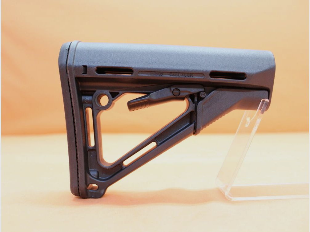 Magpul AR-15: Buttstock Magpul CTR (MAG310-BLK) MILSPEC Carbine Stock Polymer Black/ Schubschaft schwarz, Bild 2 von 5