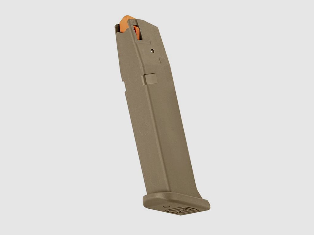 Ersatzmagazin fĂĽr Schreckschuss-, Gas-, Signalpistole Glock 17 Gen5 Coyote Kaliber 9 mm P.A.K. 17 Schuss