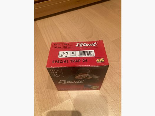 Rottweil 12/70 Special Trap 24 , No. 7,5 , 2,4mm