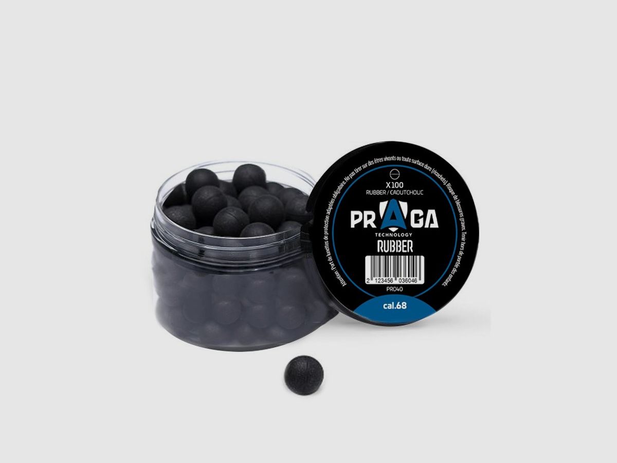 BOLAS DE GOMA CAL 68 X100 PRAGA TECHNOLOGY