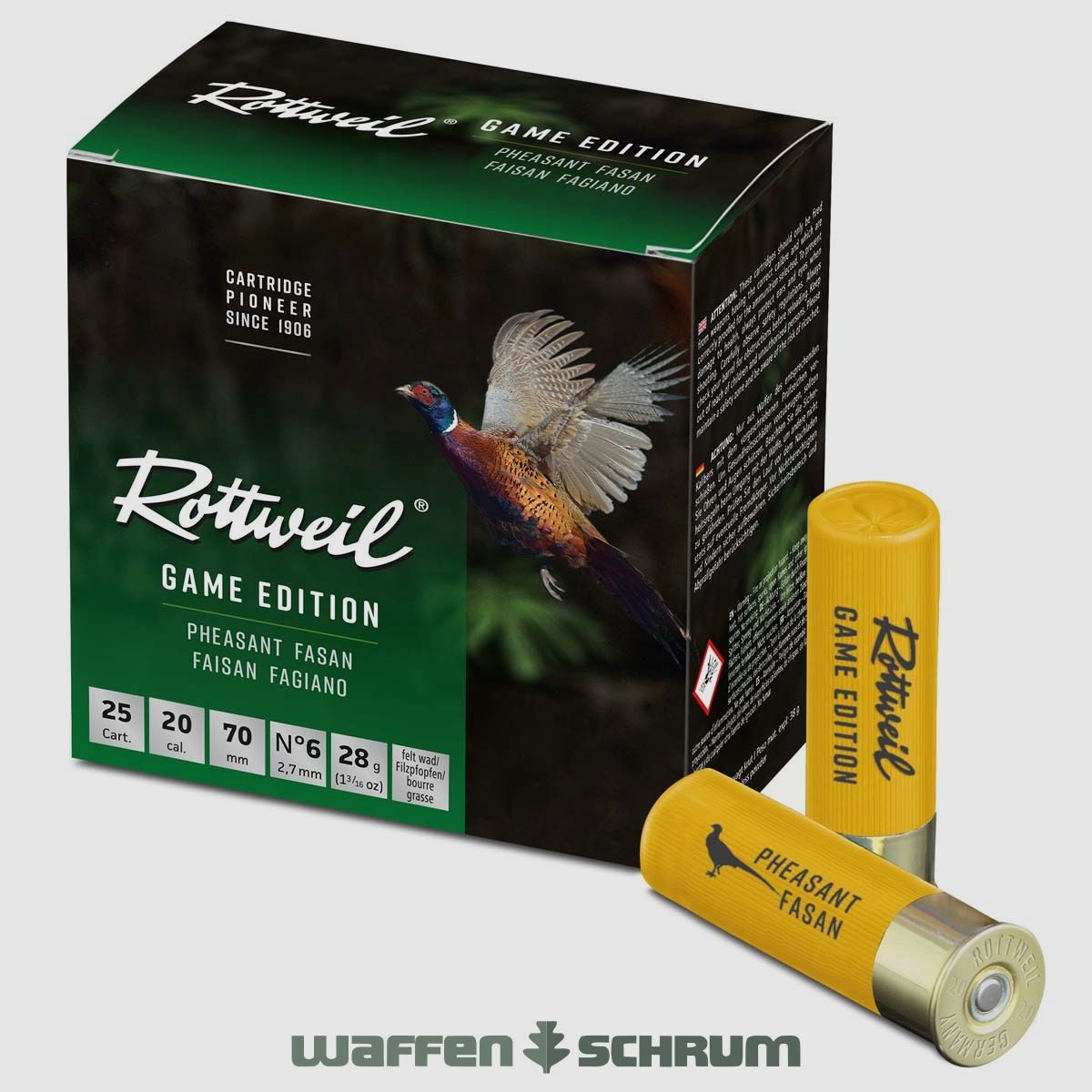 Rottweil 20/70 Game Edition Fasan  2,7mm - 28g