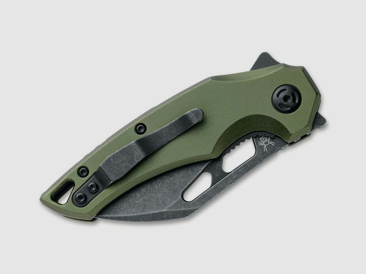 Fox Edge Atrax Aluminium OD Green pocket knife, Bild 4 von 4