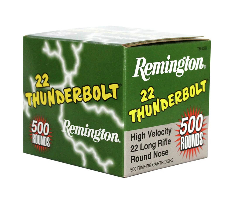 Nabój kulowy REMINGTON kal. 22 LR – 2,6g/40gr High Speed Thunderbolt RN (1 opakowanie 500szt.), zdjęcie 2 z 2