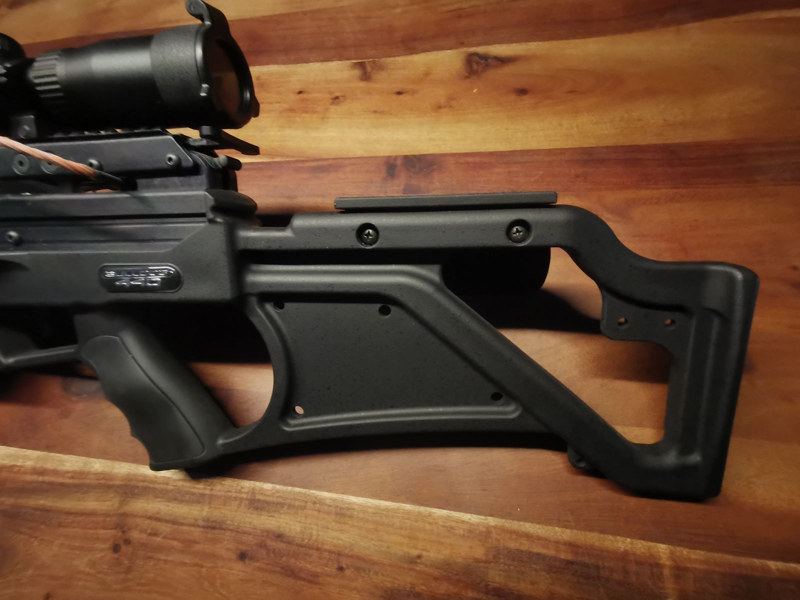 Steambow Bulldog 440 Excalibur Armbrust m. pneumatischem Spanner und viel Zubehör