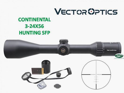VECTOR OPTICS Continental 3-24x56 Hunting SFP