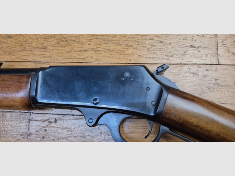 Splendida carabina Marlin a leva – Modello 1895 – Cal. 45-70 Gvt – 6 Colpi – Raro marchio « JM » – Arma di qualità Marlin prima del fallimento! – Eccellente fabbricazione a New Haven del 1974 – Ottime condizioni – TBE+++, immagine 38 di 46