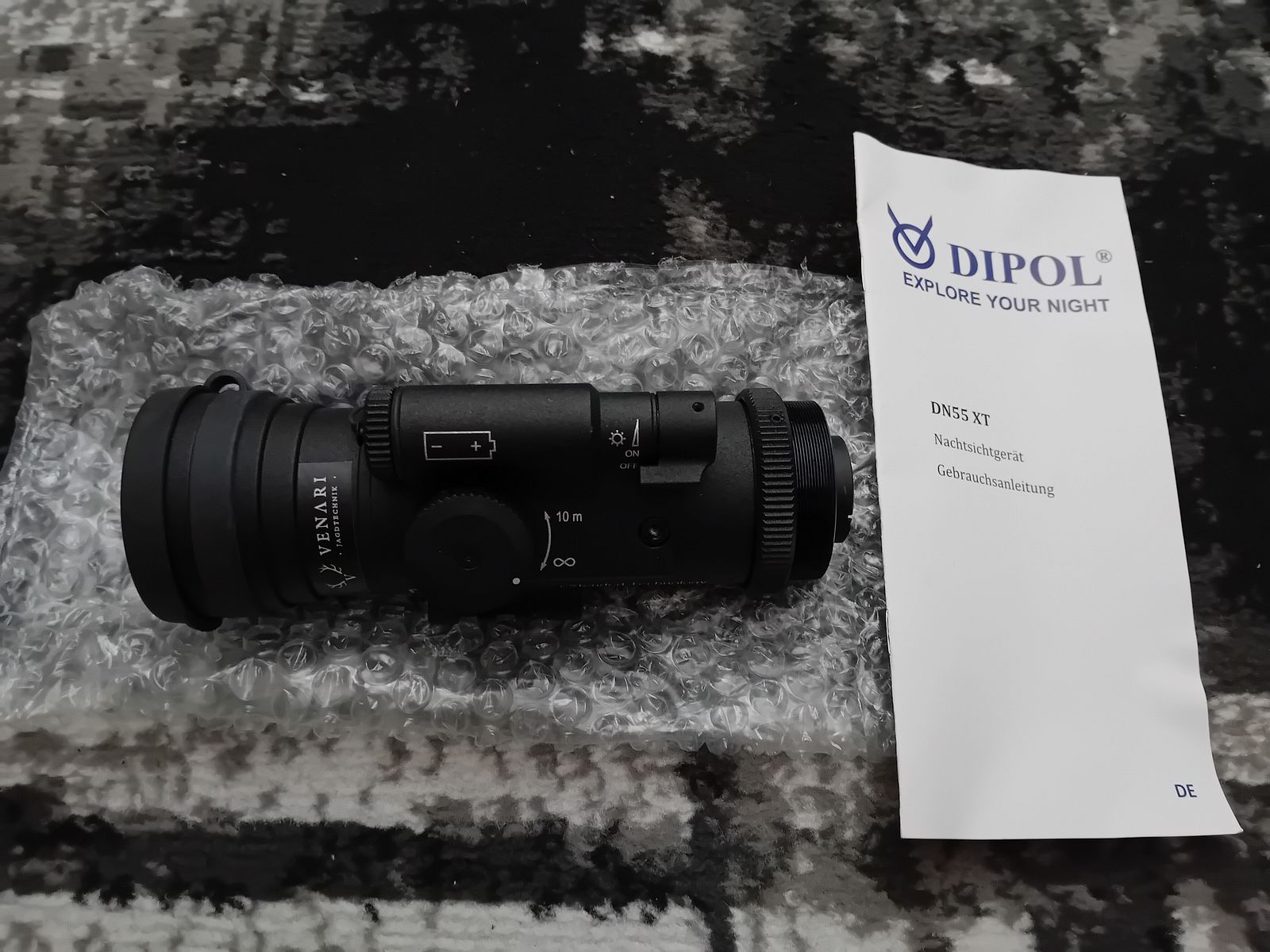 Dipol DN55 XT Night Vision Attachment with Accessories NEW