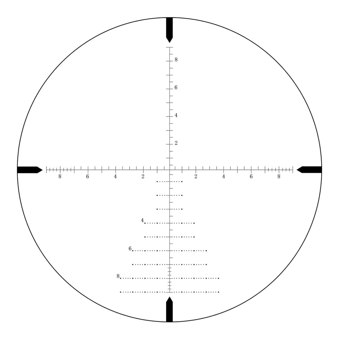 Zielfernrohr T-EAGLE AR 2-12X40 SFIR Compact + Montage, Bild 8 von 8