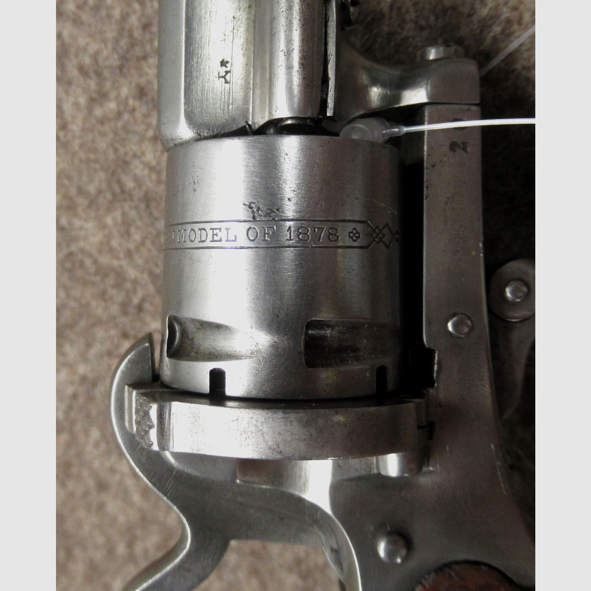 AB-175 revolver THE GUARDIAN American Model of 1878 cal. 7mm spillo, image 5 sur 5