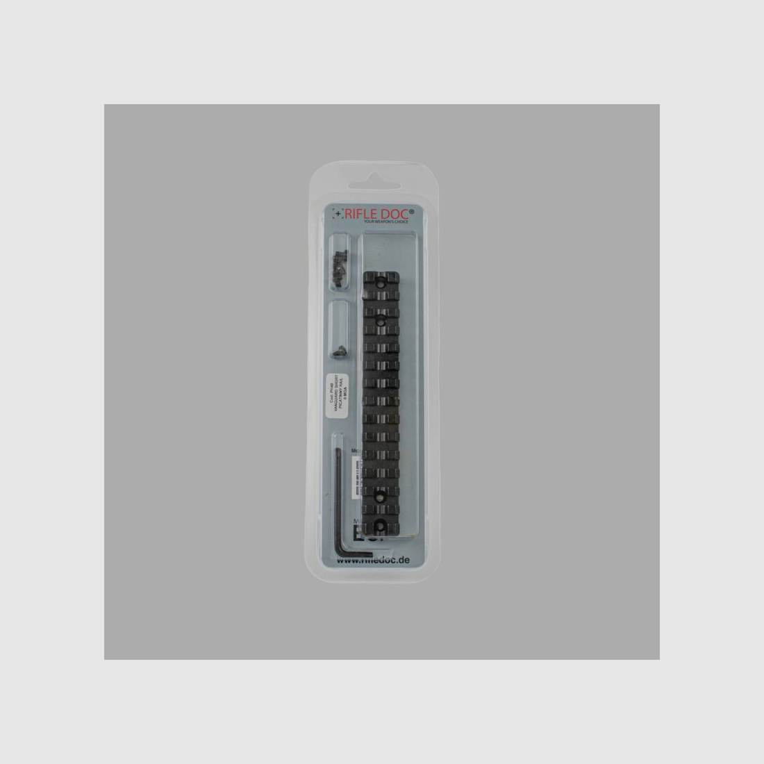 Rifle Doc Picatinny Weaver RAIL DE ACERO para WEATHERBY VAN GUARD SA (Short Action)