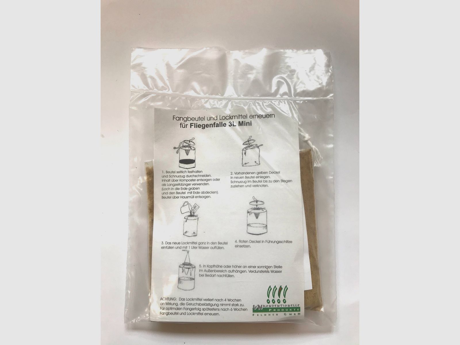 Replacement bag fly trap