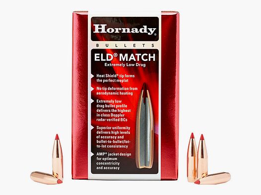 Hornady ELD-MATCH Kogels kal 6,5 mm gr 140