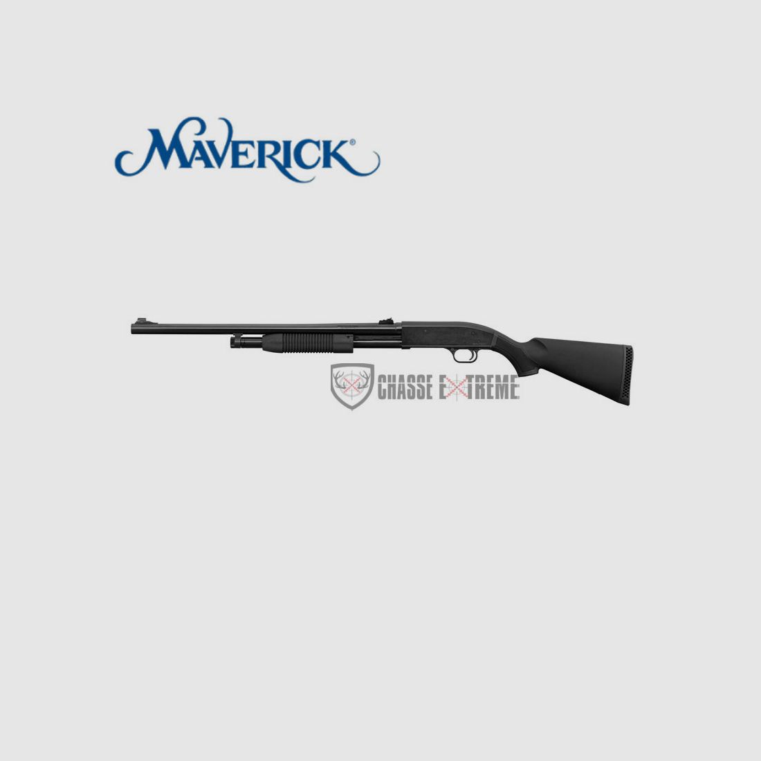Pumpflinte MOSSBERG MAVERICK 88 mit gezogenen Lauf 61cm Kal. 12/76, Bild 5 von 7