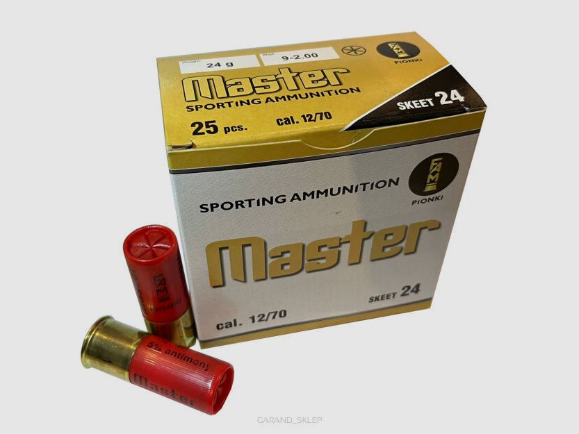 Ammunition 12/70 MASTER Skeet 24 g 9-2.00 mm FAM Pionki