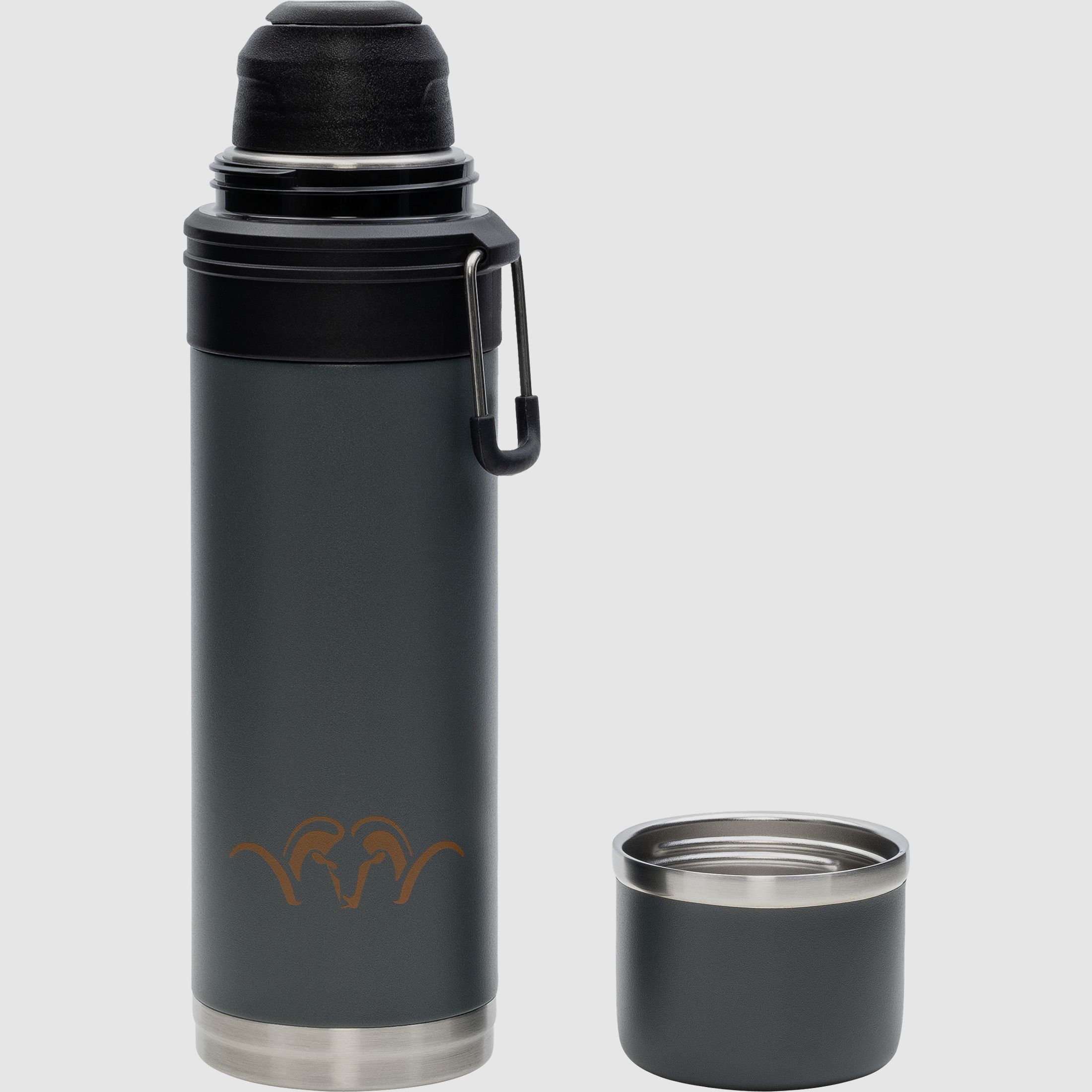 Thermosfles 650ml antraciet antraciet ONE_SIZE