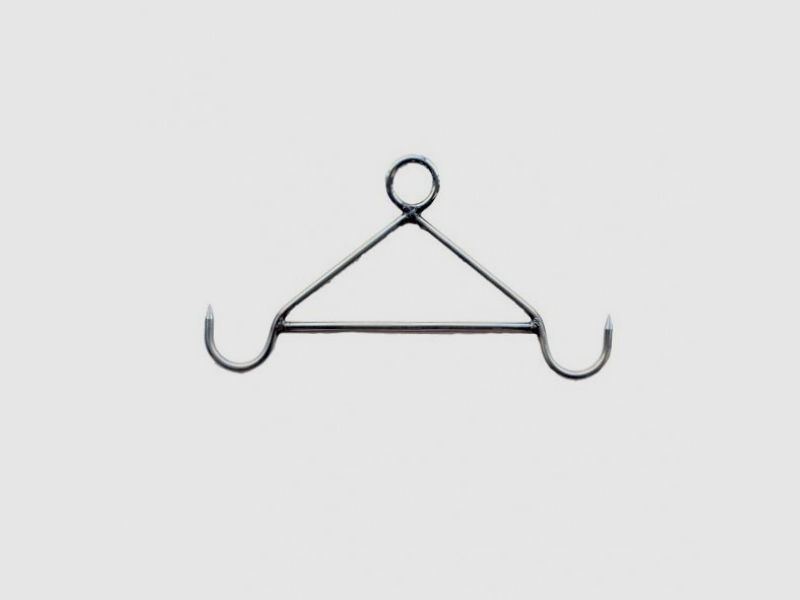 Crochet écarteur galvanisé Medium – support à gibier / crochet à gibier