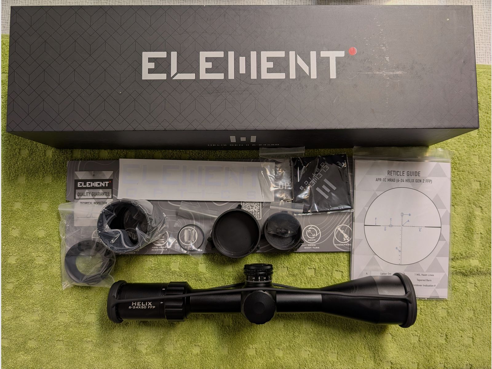 Element Optics Helix Gen2 6-24x50 FFP 