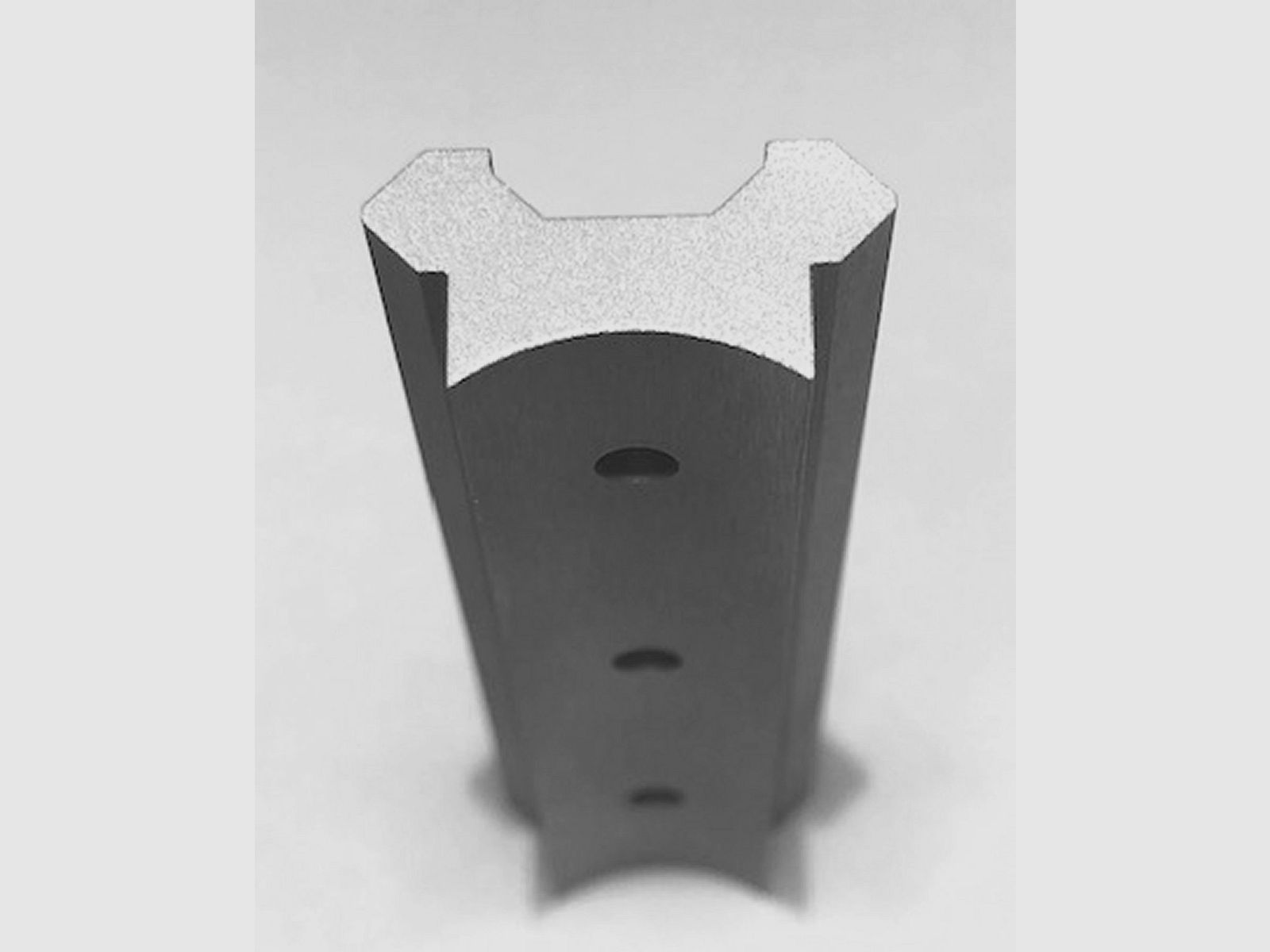 CLUB 30 basis/rail voor montages voor S&W-revolvers e.a., Weaver-rail – aluminium, zilver, afbeelding 2 van 3