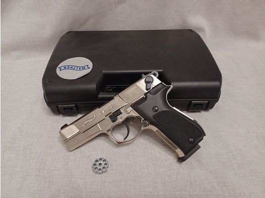 Walther CP88 / polishes chrome / 4,5 mm Diabolo / CO2 / Pistole / OVP (16)