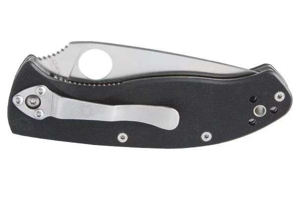 Couteau Spyderco C122GS Tenacious G-10 à lame dentelée, image 4 sur 6