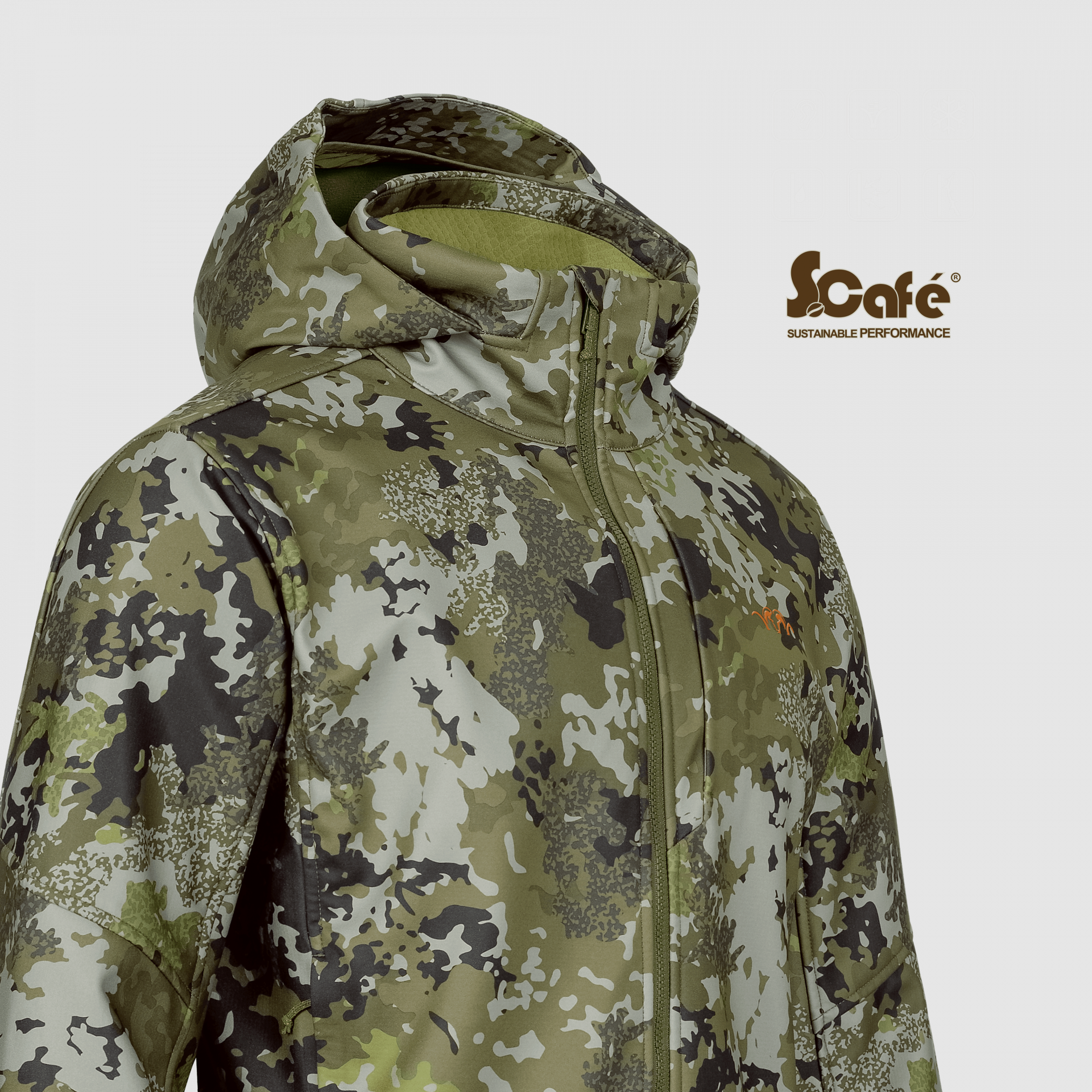 Blaser Tranquility veste softshell pour homme en HunTec Camo, image 5 sur 6