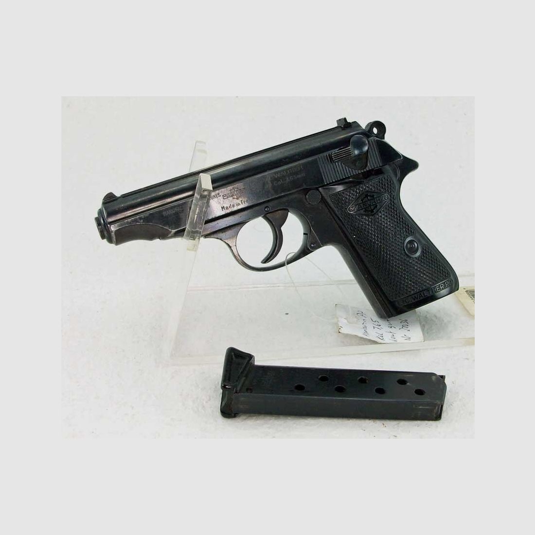 Revolver Manurhin PP Cal. 7,65 état bon canon bon