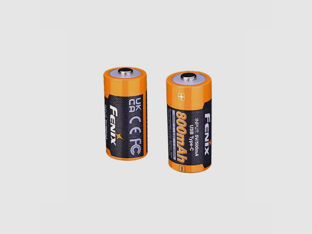Fenix USB-Akku ARB-L16U (16340 800 mAh 3,6 V), Bild 3 von 3