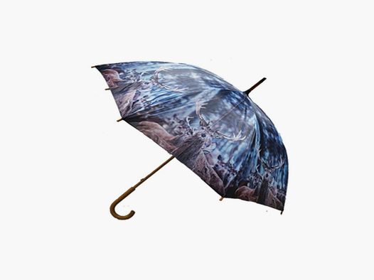 Lovergreen Outdoor Motiv Regenschirm Hirsch mit Herde