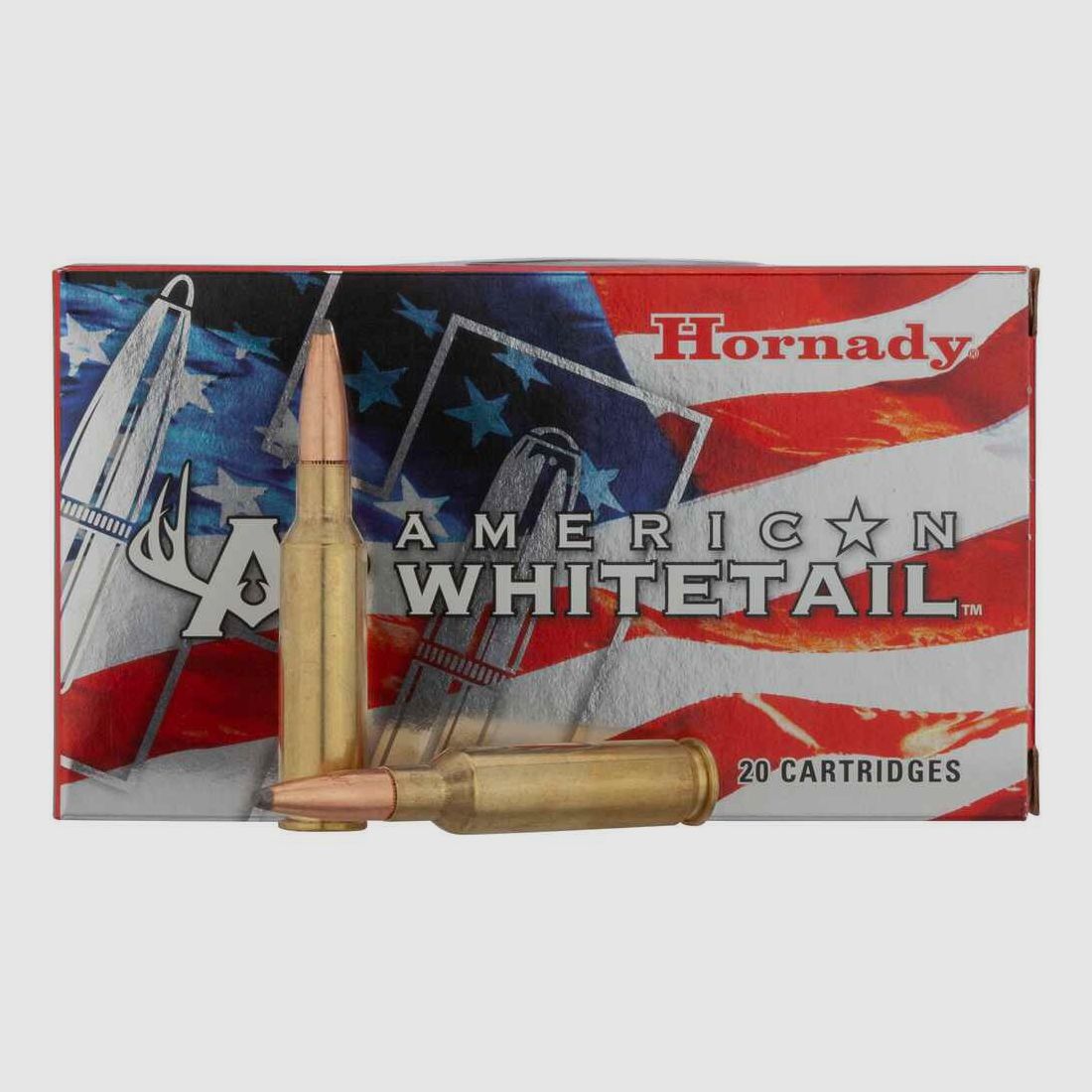 6.5 mm Creedmoor American Whitetail Interlock Tlm 8.4g/129grs. Hornady