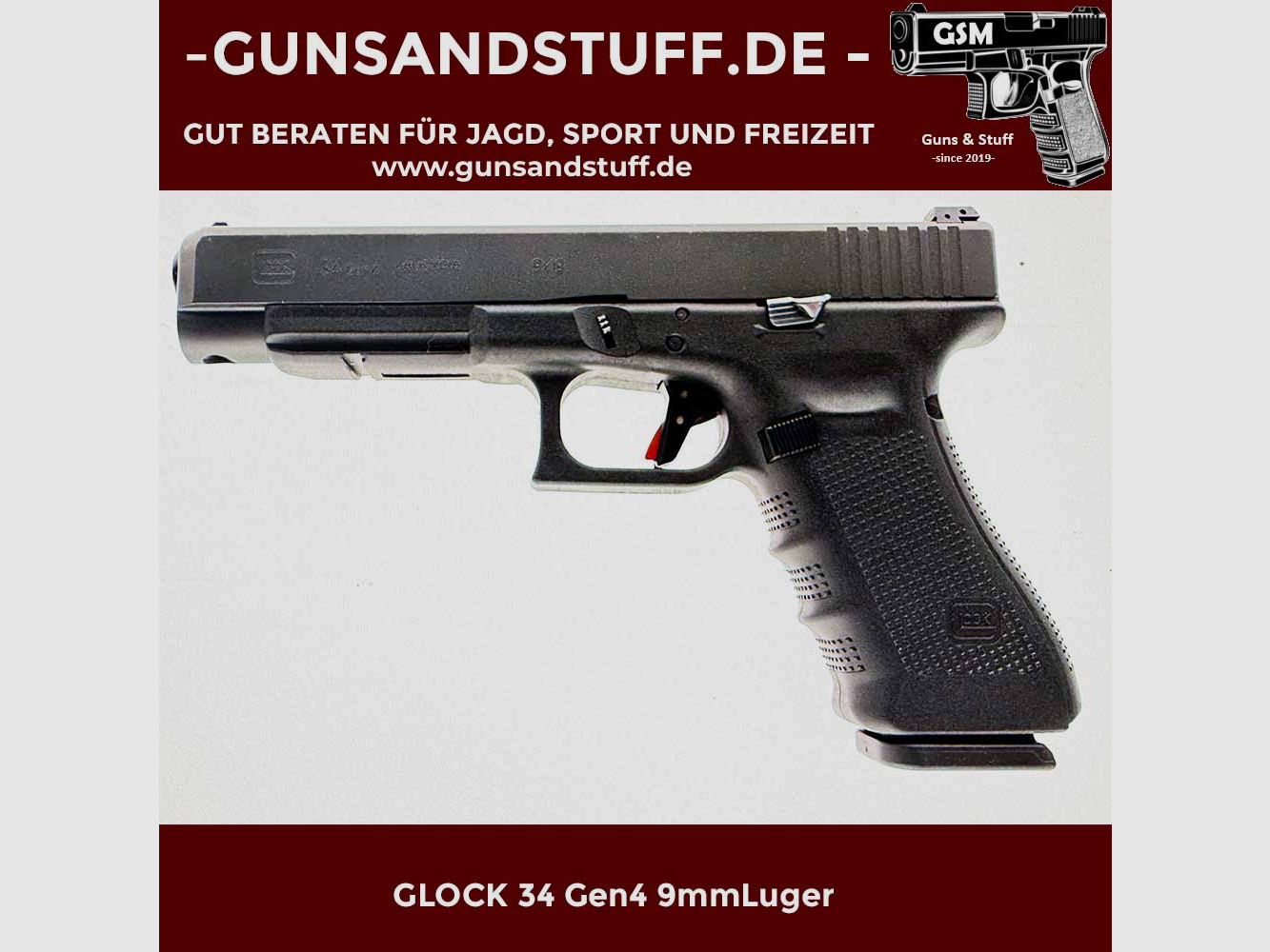 GLOCK 34 Gen4 9mmLuger incl. Timney Match Trigger en Glock Jet Funnel