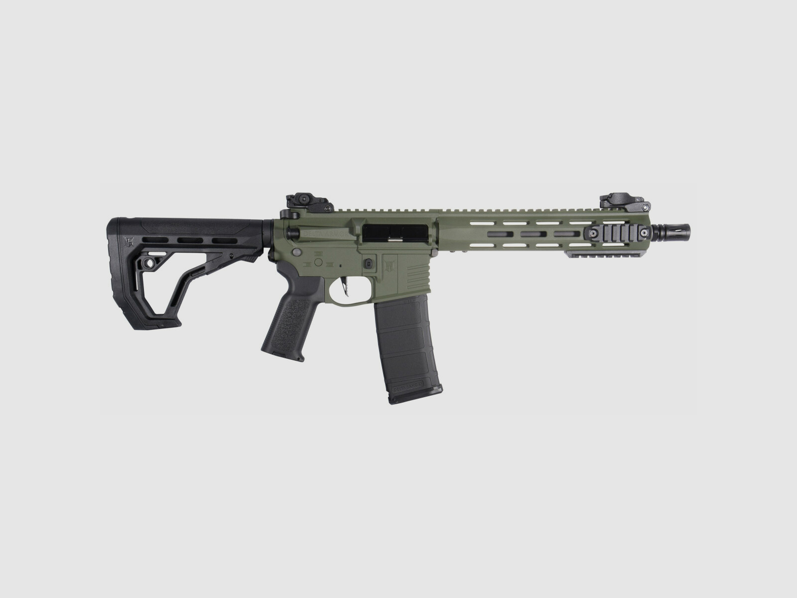 M4 AR15 M-LOK 10 Zoll CHARLIE EAGLE ETU Oliv S-AEG Airsoft Gewehr Frei ab 18 Jahren | Delta Armory